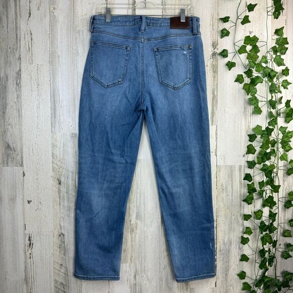 HIDDEN DISTRESSED STRAIGHT LEG  JEANS SIZE 31 - Picture 2 of 10